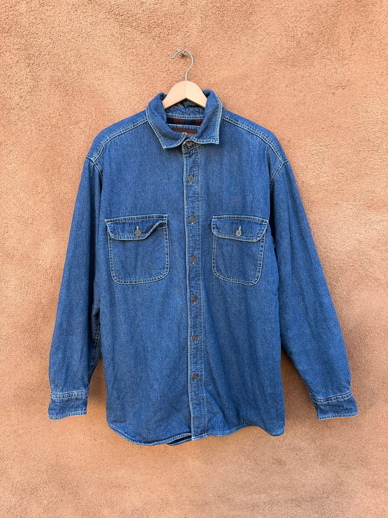 90's Fleece Lined Levi's Denim Shirt Jacket