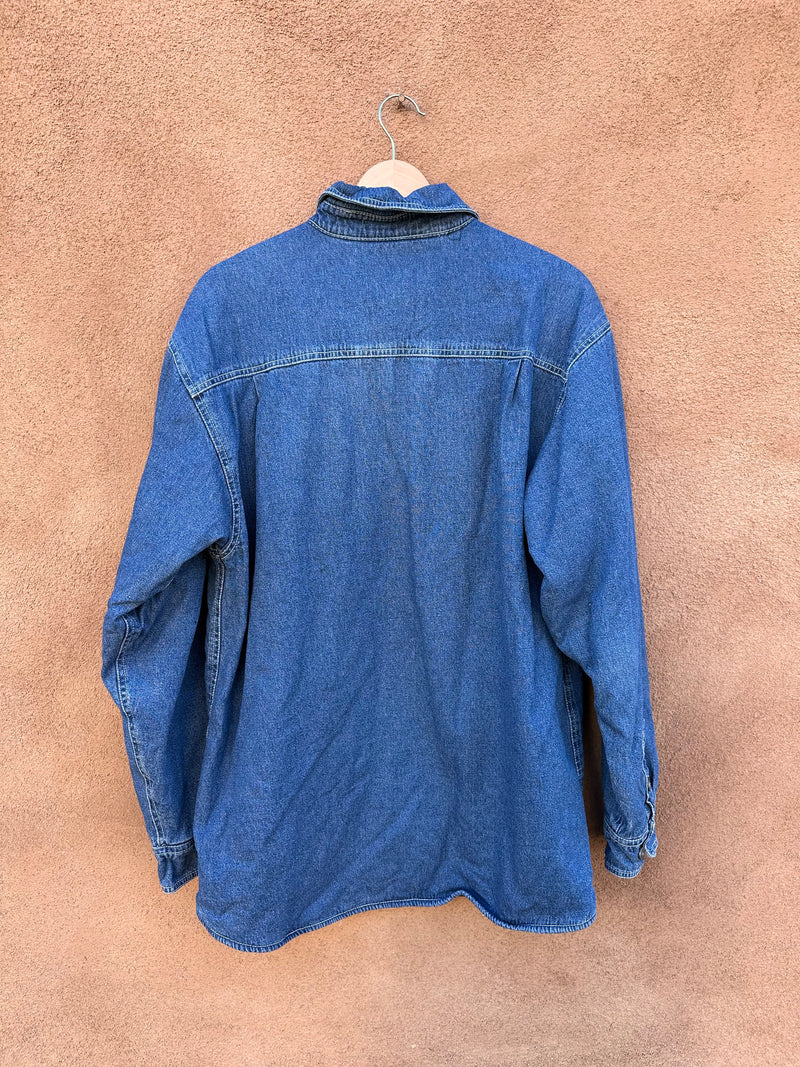 90's Fleece Lined Levi's Denim Shirt Jacket