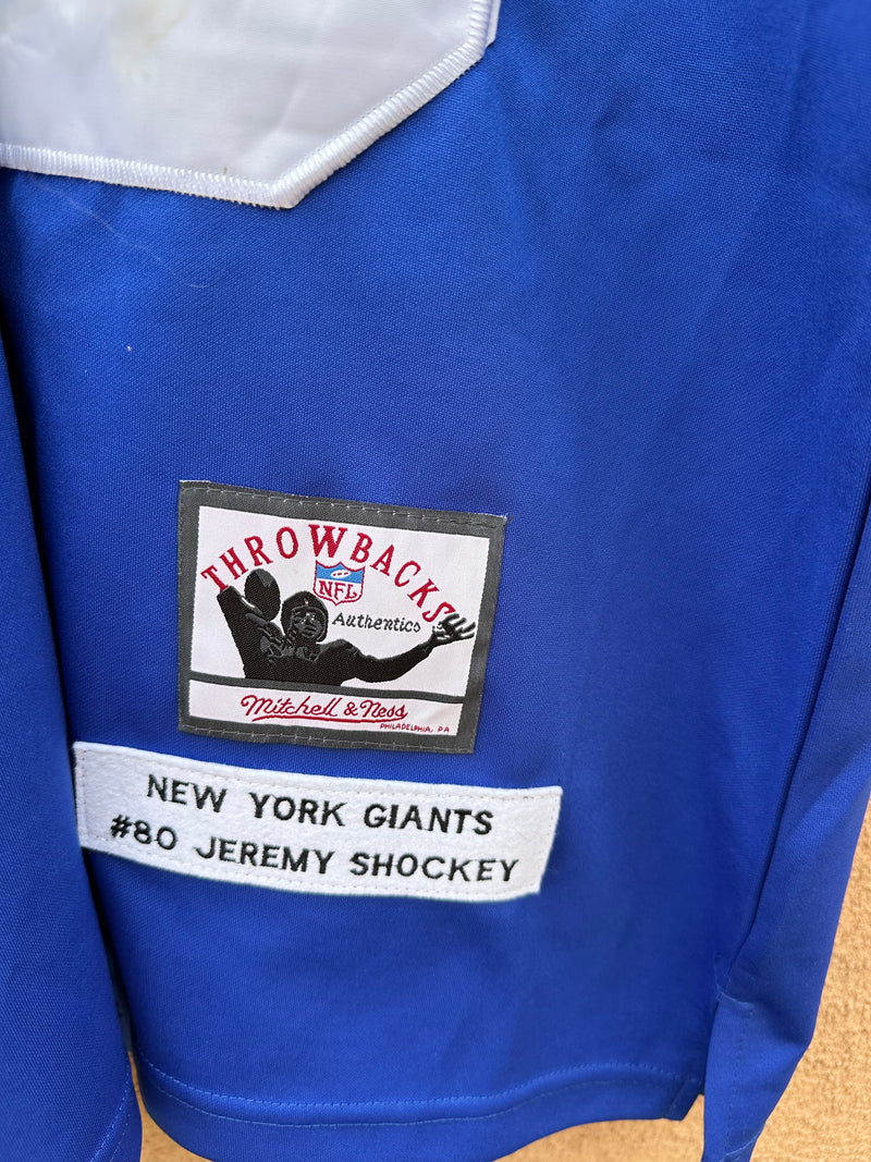 Jeremy Shockey 2002 Style N.Y. Giants Home Jersey