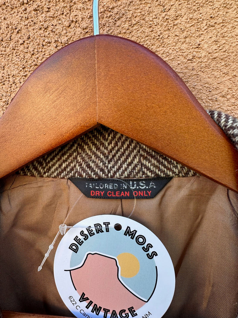 1960's Henry's Herringbone Wool Blazer