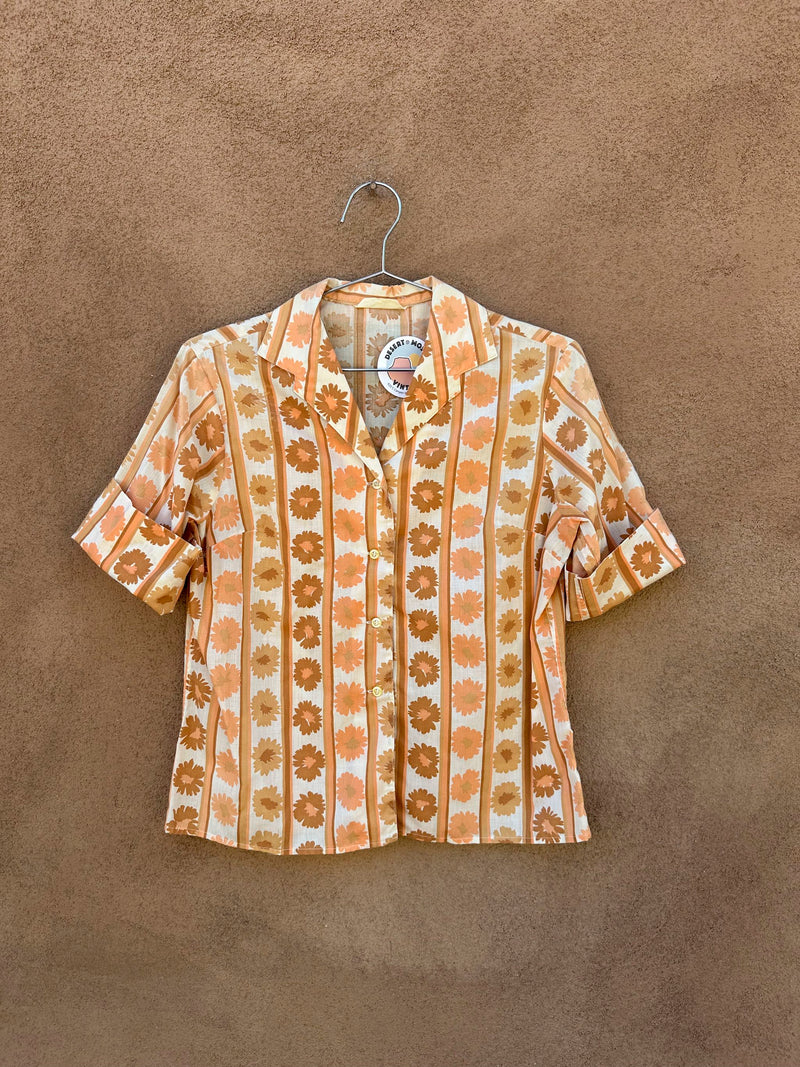 1960's Bohemian Housewife Blouse