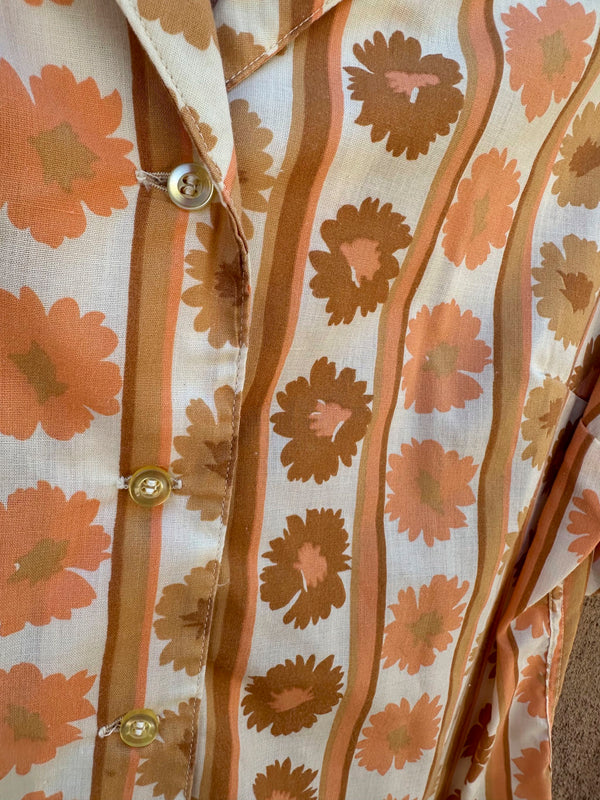 1960's Bohemian Housewife Blouse