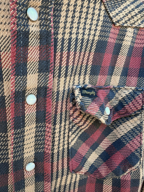1960's Wrangler Flannel Shirt 15 1/2 x 36