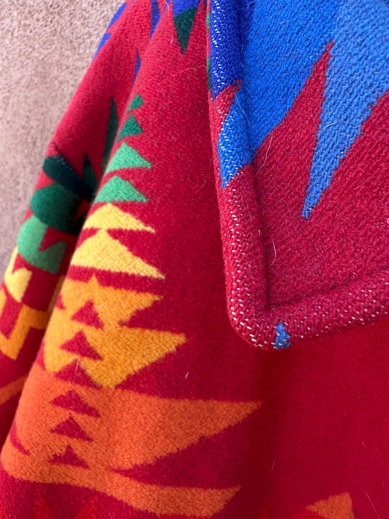 Red 1980's Pendleton Wool Bomber, XXL