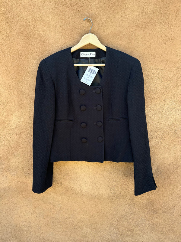 Black Christian Dior Blazer - 4 Button