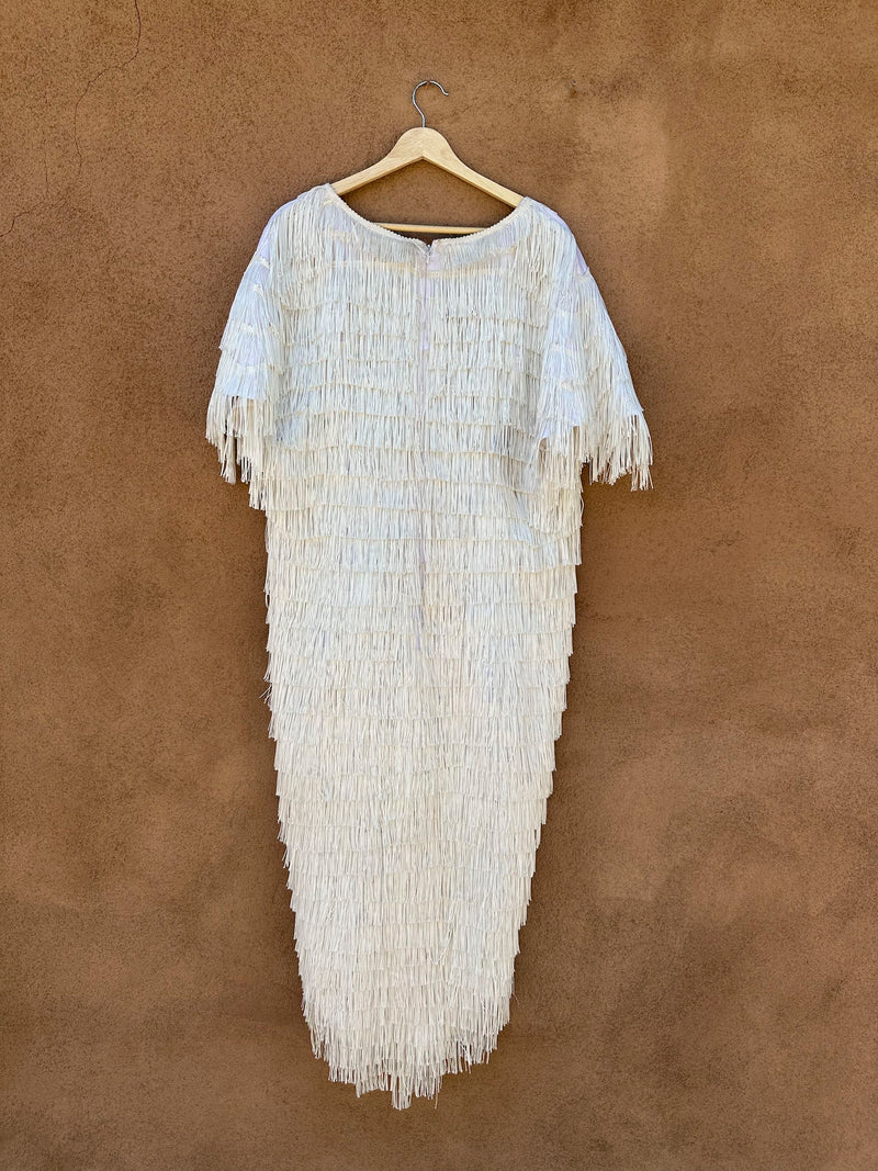Flapper Girl White Dress - as is
