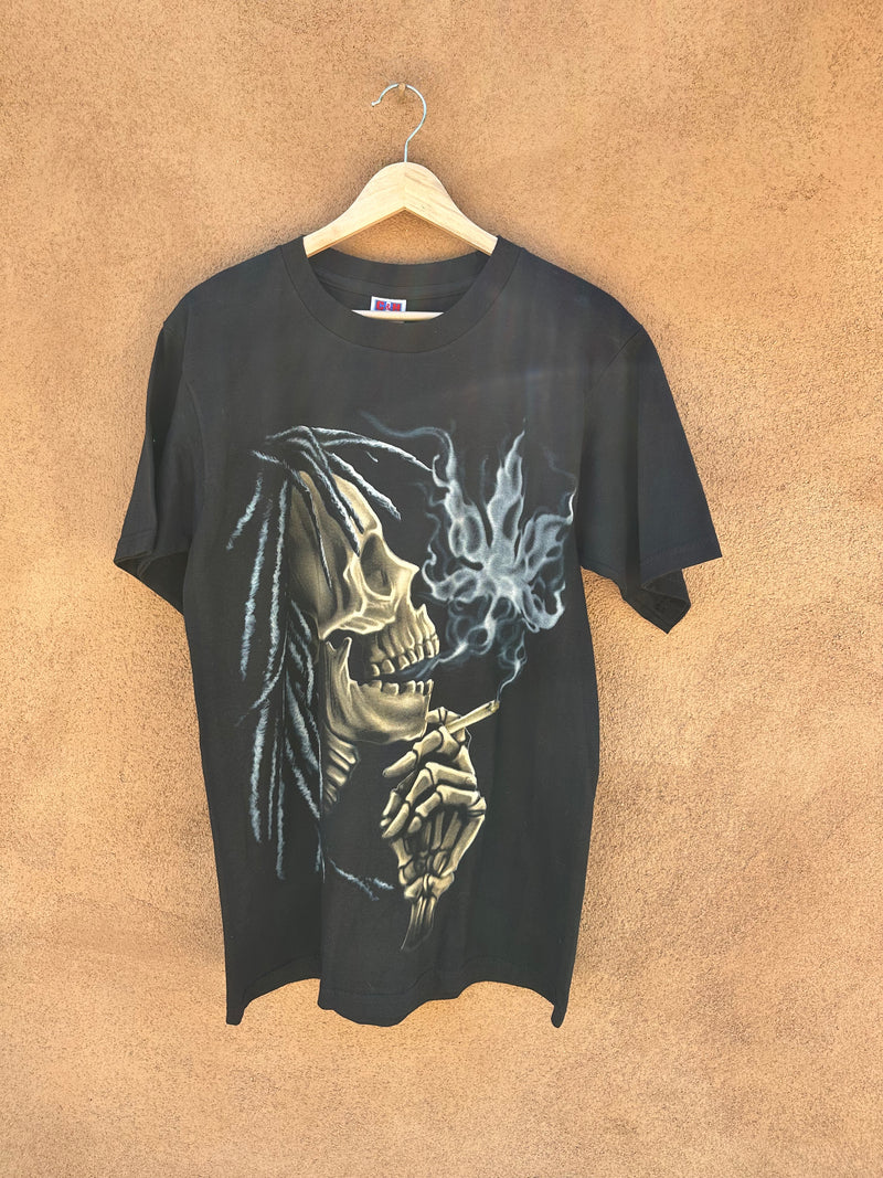 Rasta 90's Smoking Skeleton Tee