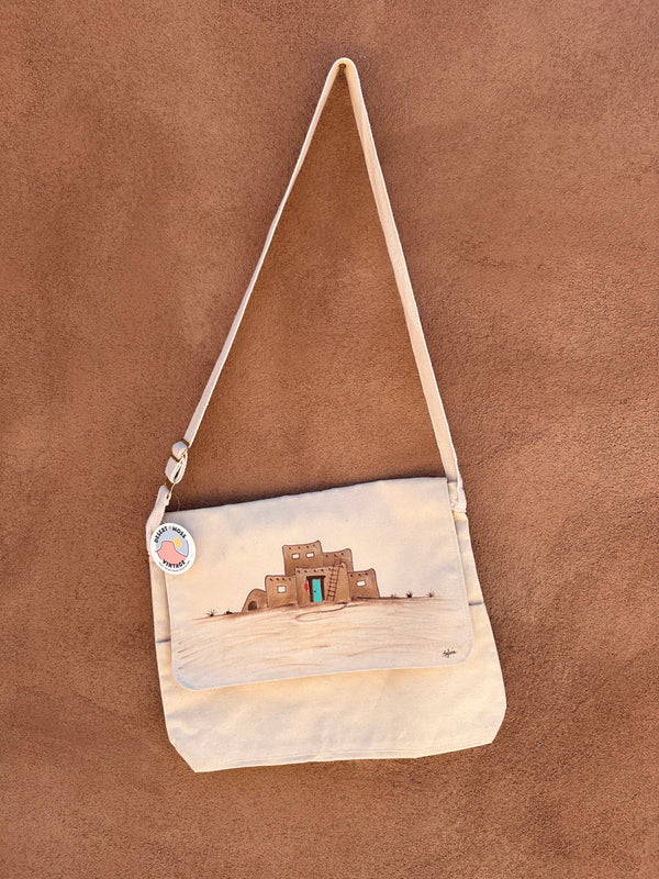 Hand Painted Pueblo Canvas Bag by Sunbelt