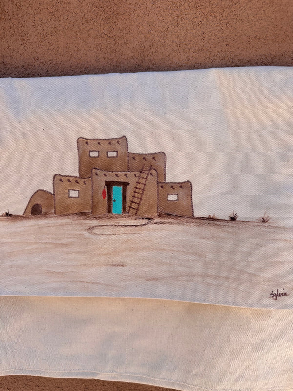 Hand Painted Pueblo Canvas Bag by Sunbelt