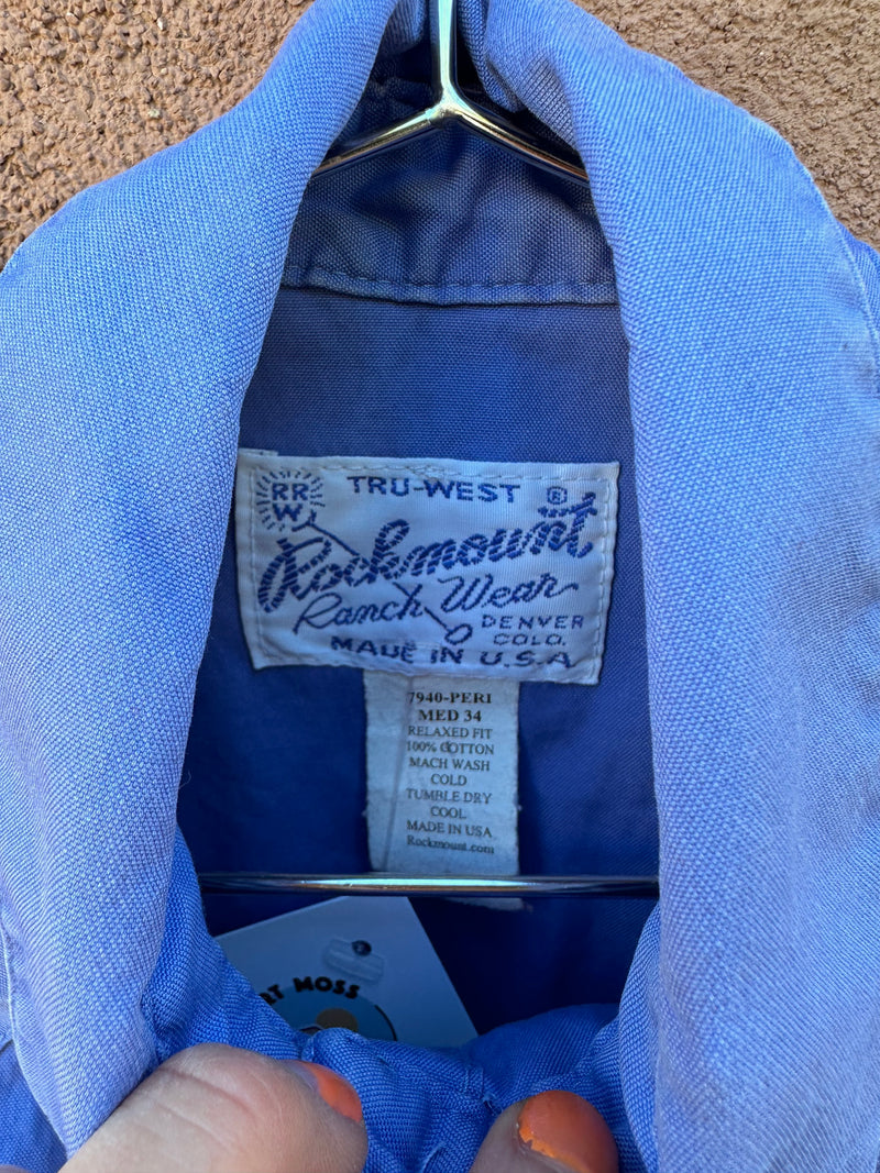 Rockmount Ranch Wear Periwinkle Top