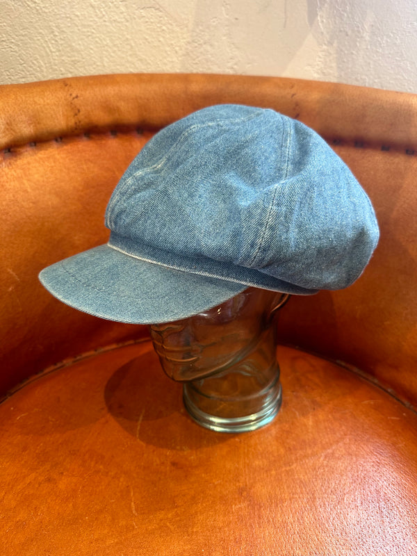 80's Denim Newsboy Cap