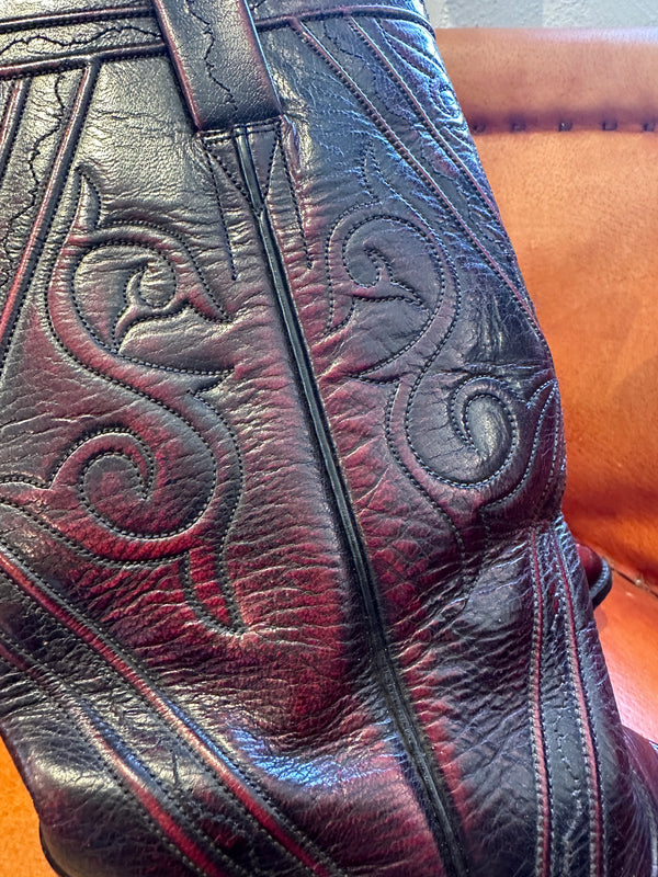 Stovepipe Cordovan Lucchese Boots - 9AA