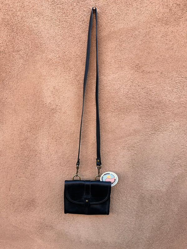 Small Black Leather Purse