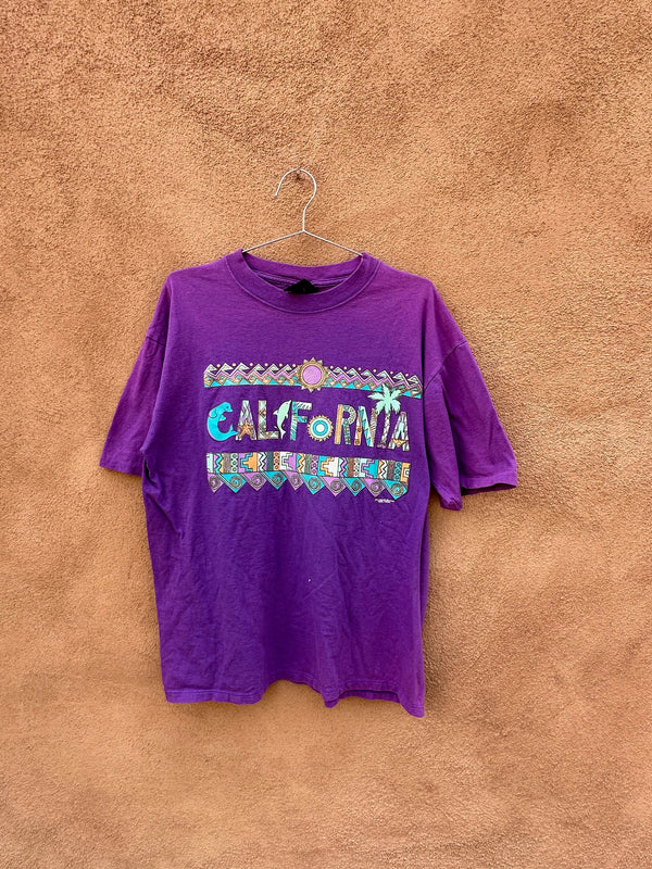 Purple California T-shirt