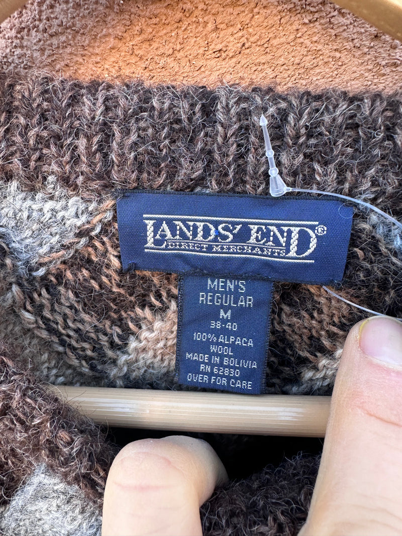 Enterlac 100% Alpaca Sweater - 90's Lands' End