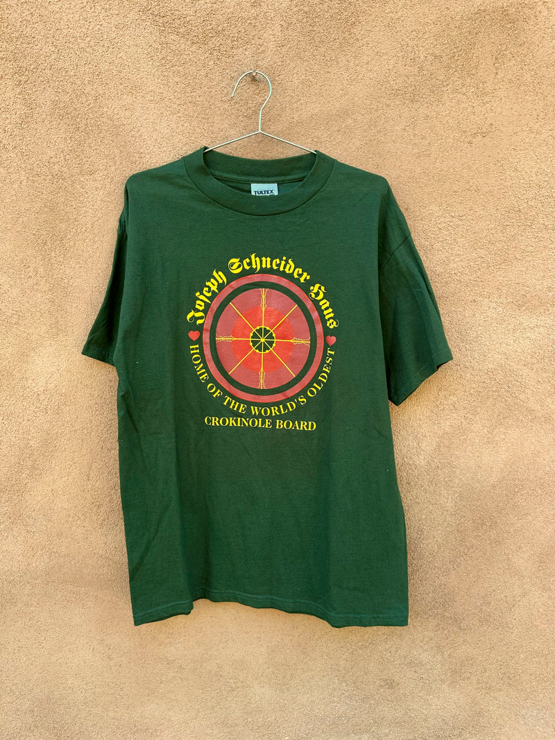 90's Joseph Schneider Haus Crokinole Board T-shirt