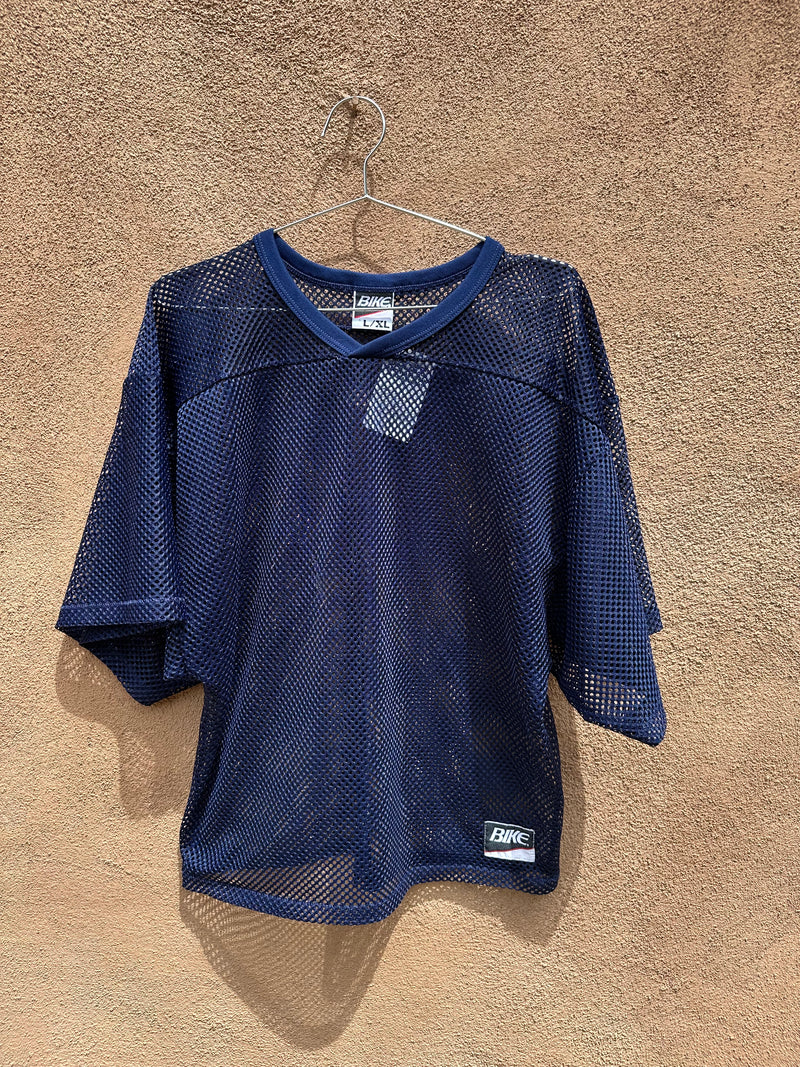 80's Navy Mesh BIKE Jersey