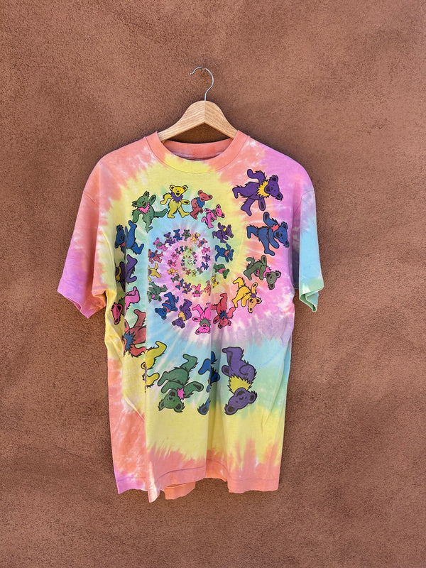 1989 Grateful Dead Tie Dye Dancing Bears T-shirt