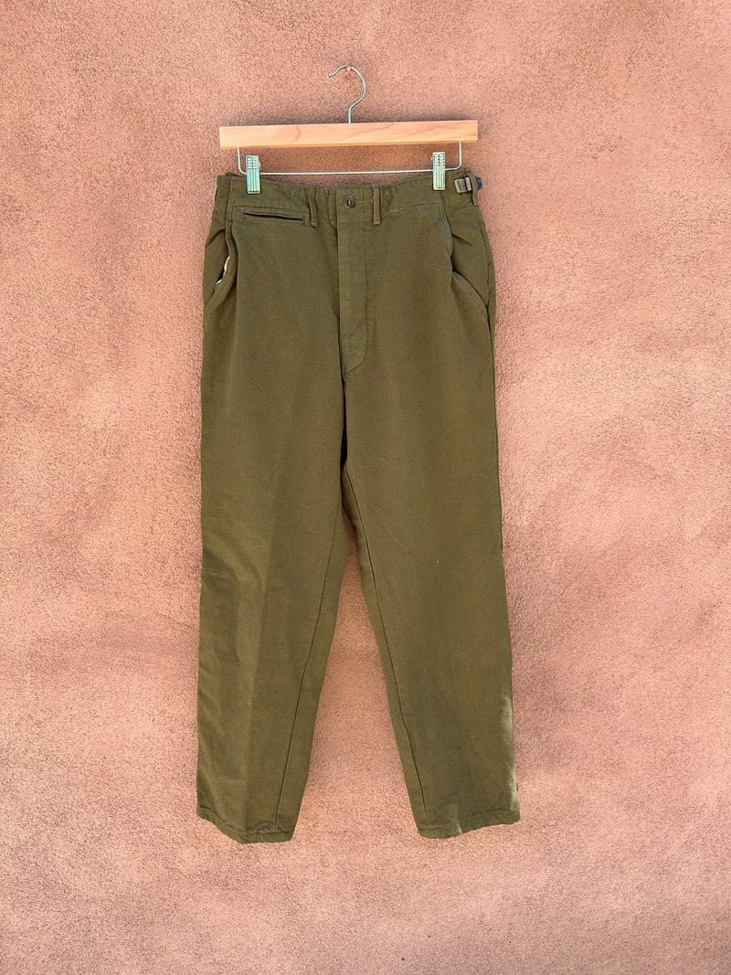 WWII Wool Infantry Slacks w: 30