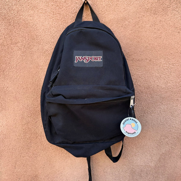 jansport backpack retro Black Jansport Nylon Backpack