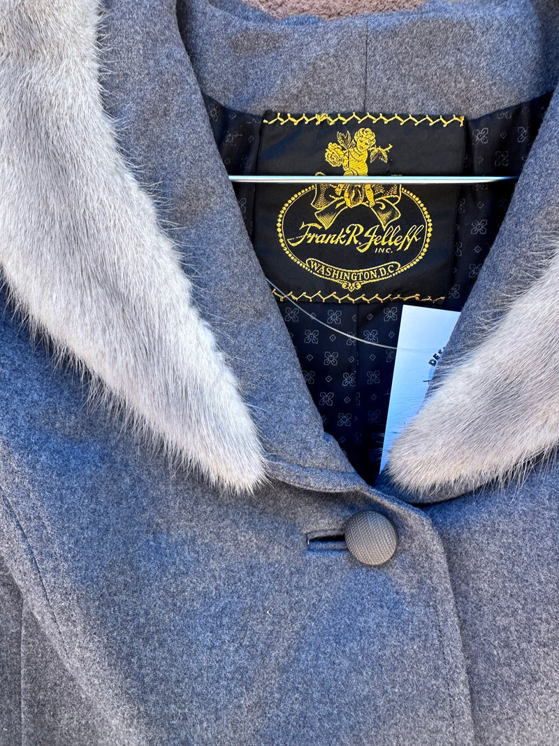 1950's Frank R. Jelleff Jacket with Fur