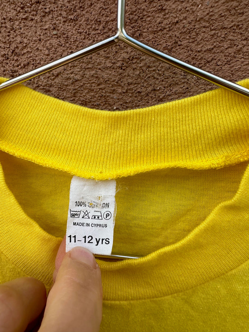 Mediterranean Sea Cyprus Yellow T-shirt
