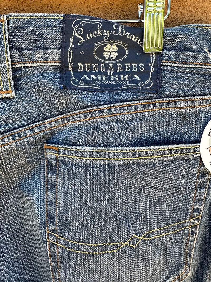 90's Lucky Brand Bootcut Dungarees Jeans 36 x 32