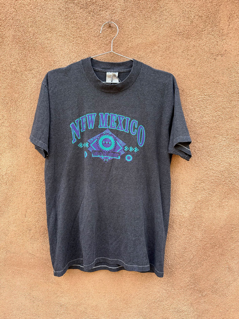 Dark Gray New Mexico Land of Enchantment T-shirt