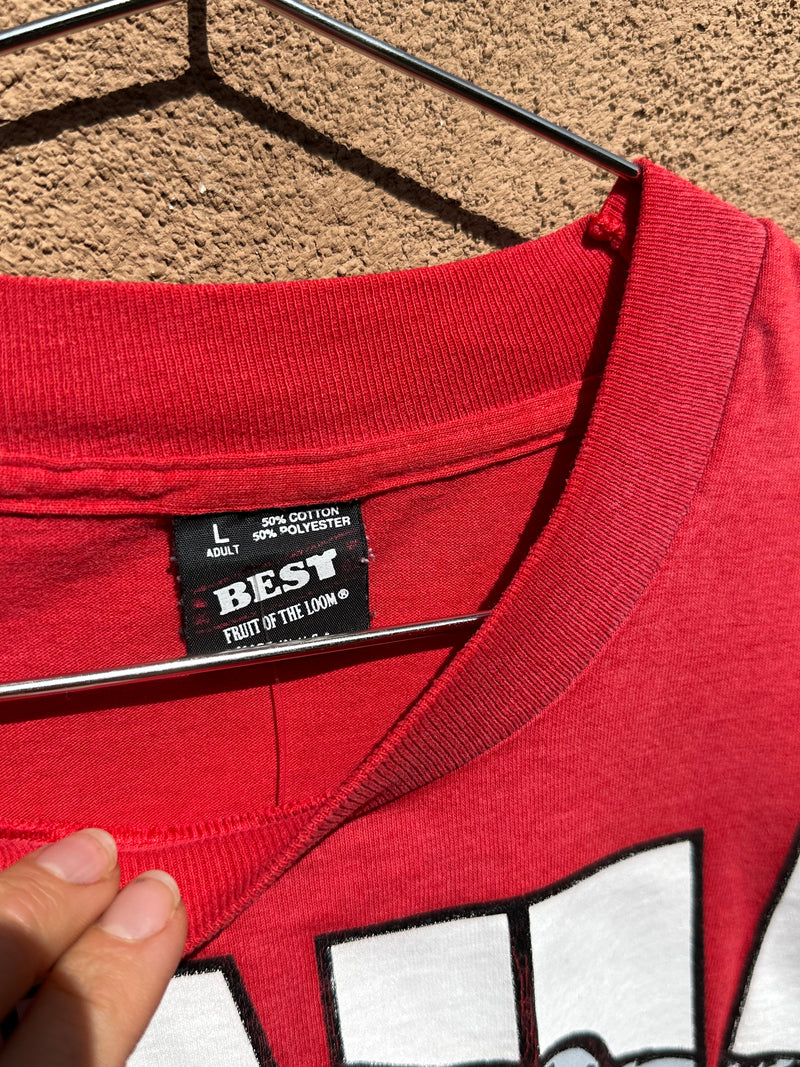 UNM Lobos Football Tee