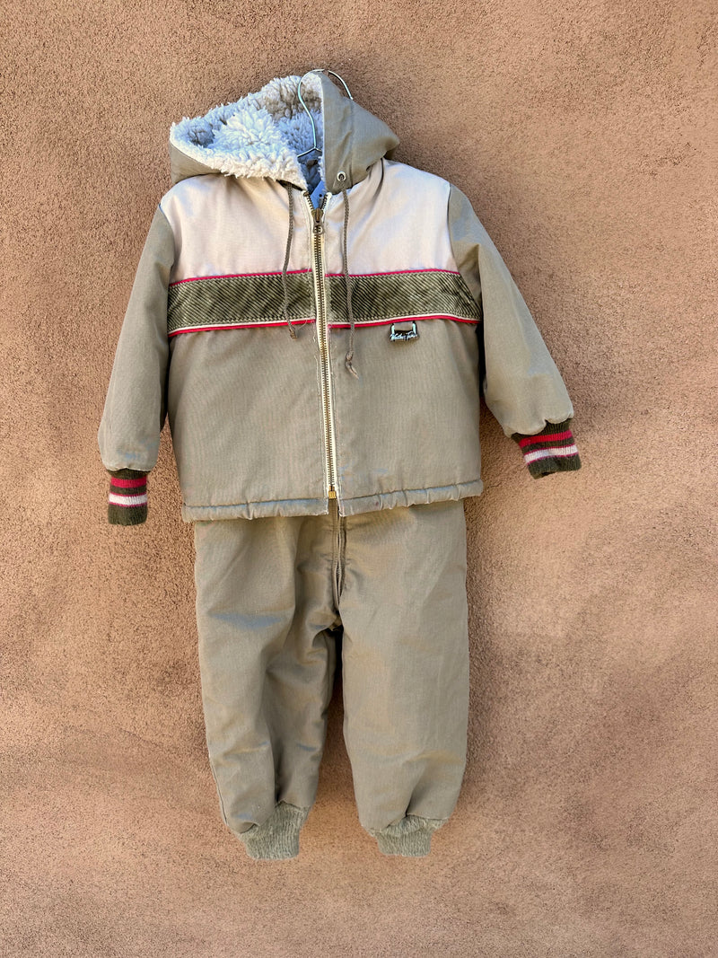 1960's Weather Tamer Ski/Snow 2 Piece Suit