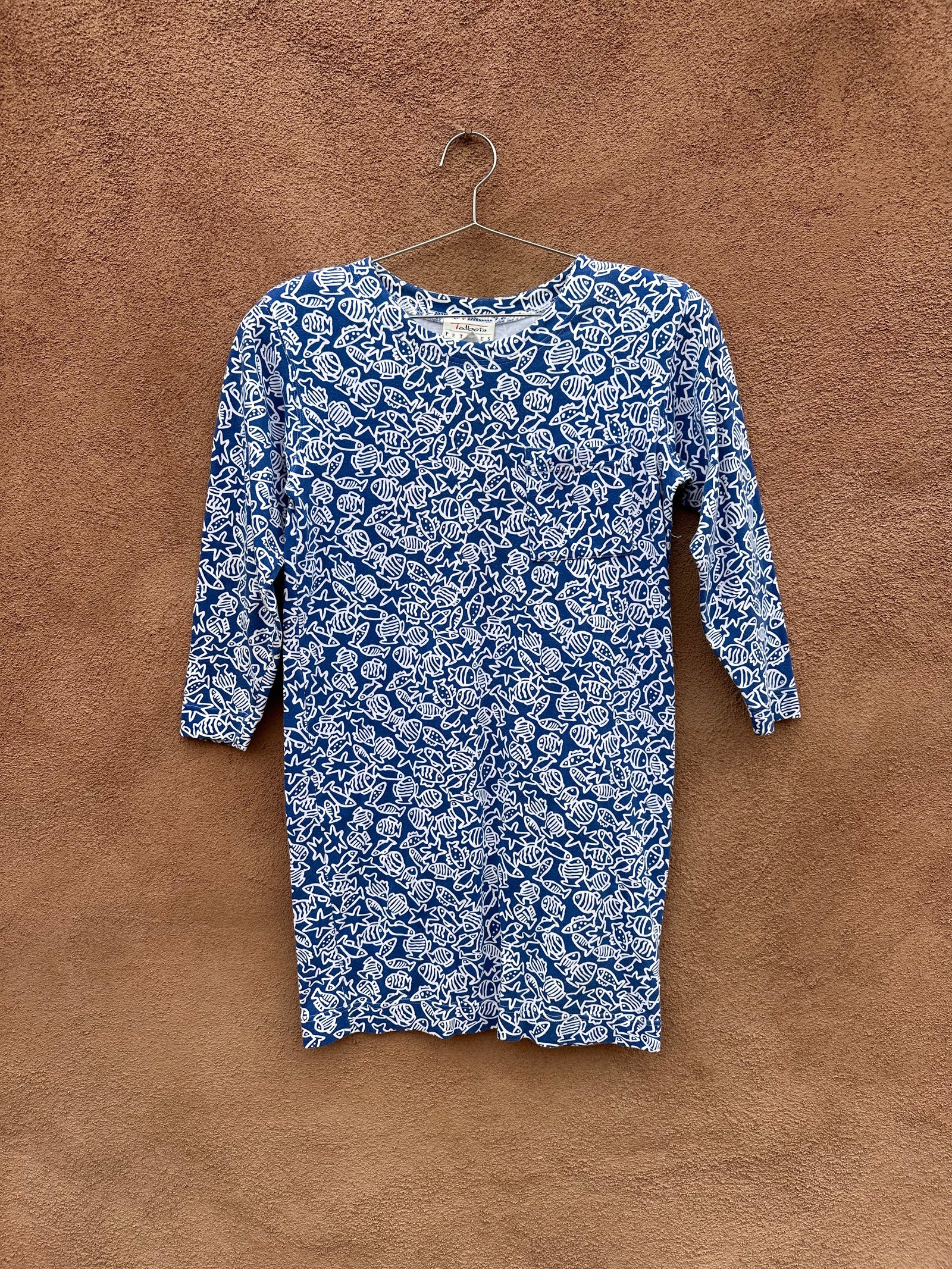 summer dresses at talbots Vintage Talbots Petites Fish Summer Dress – DESERT MOSS VINTAGE