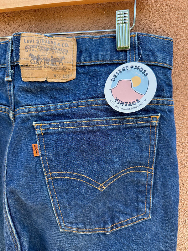 1980's Orange Label Levi's 517 Made in USA 36 x 26