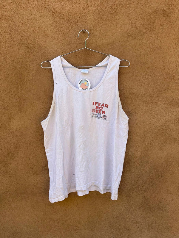 I Fear No Beer Tank Top - as is