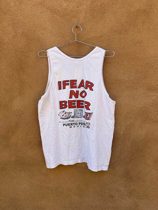 I Fear No Beer Tank Top - as is