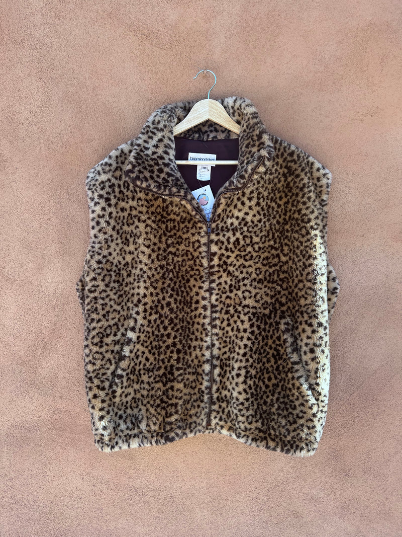Faux Fur Oversized Bloomingdales Vest - Medium