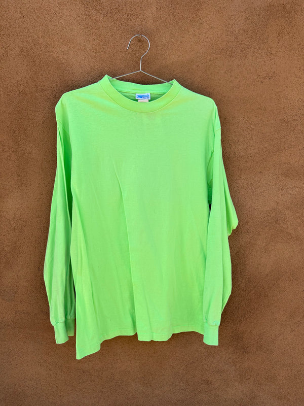 80's Neon Green Sunbelt Long Sleeve T-shirt