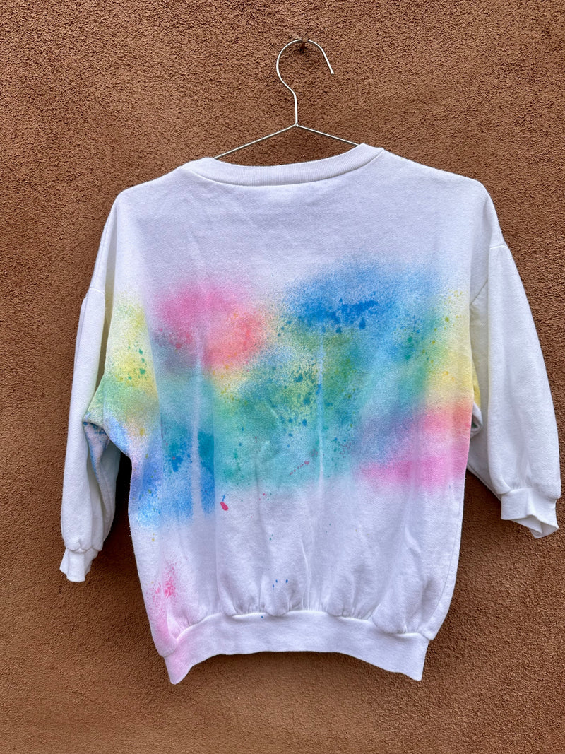 Style Up 3/4 Sleeve 80's Sweatshirt
