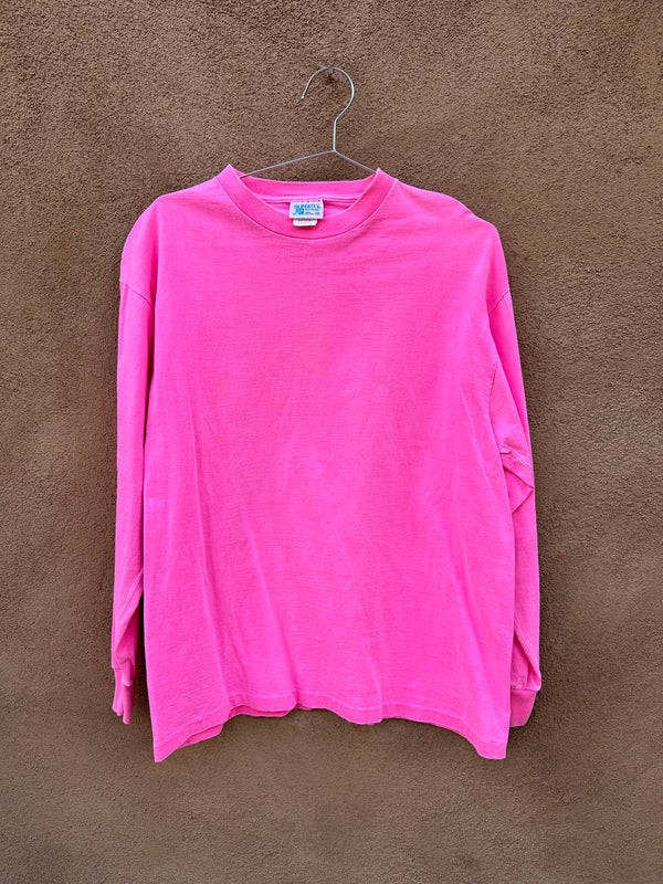80's Neon Pink Sunbelt Long Sleeve T-shirt