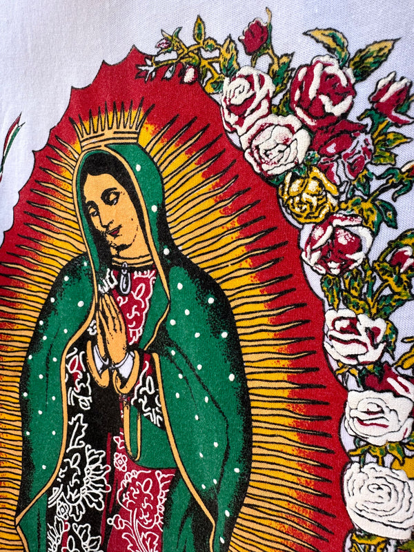 White Virgen de Guadalupe T-shirt