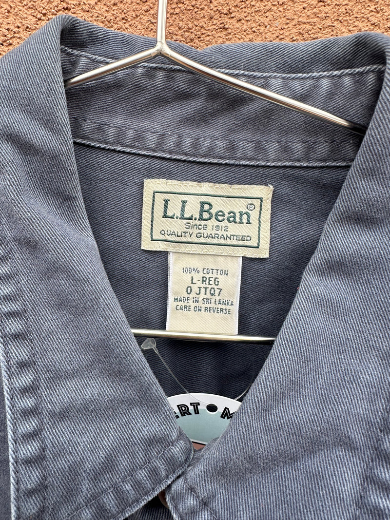 Navy L.L. Bean Cargo Shirt - as is