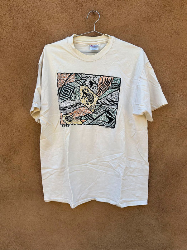 1995 "Shards" Kokopelli Tewa Tees T-shirt