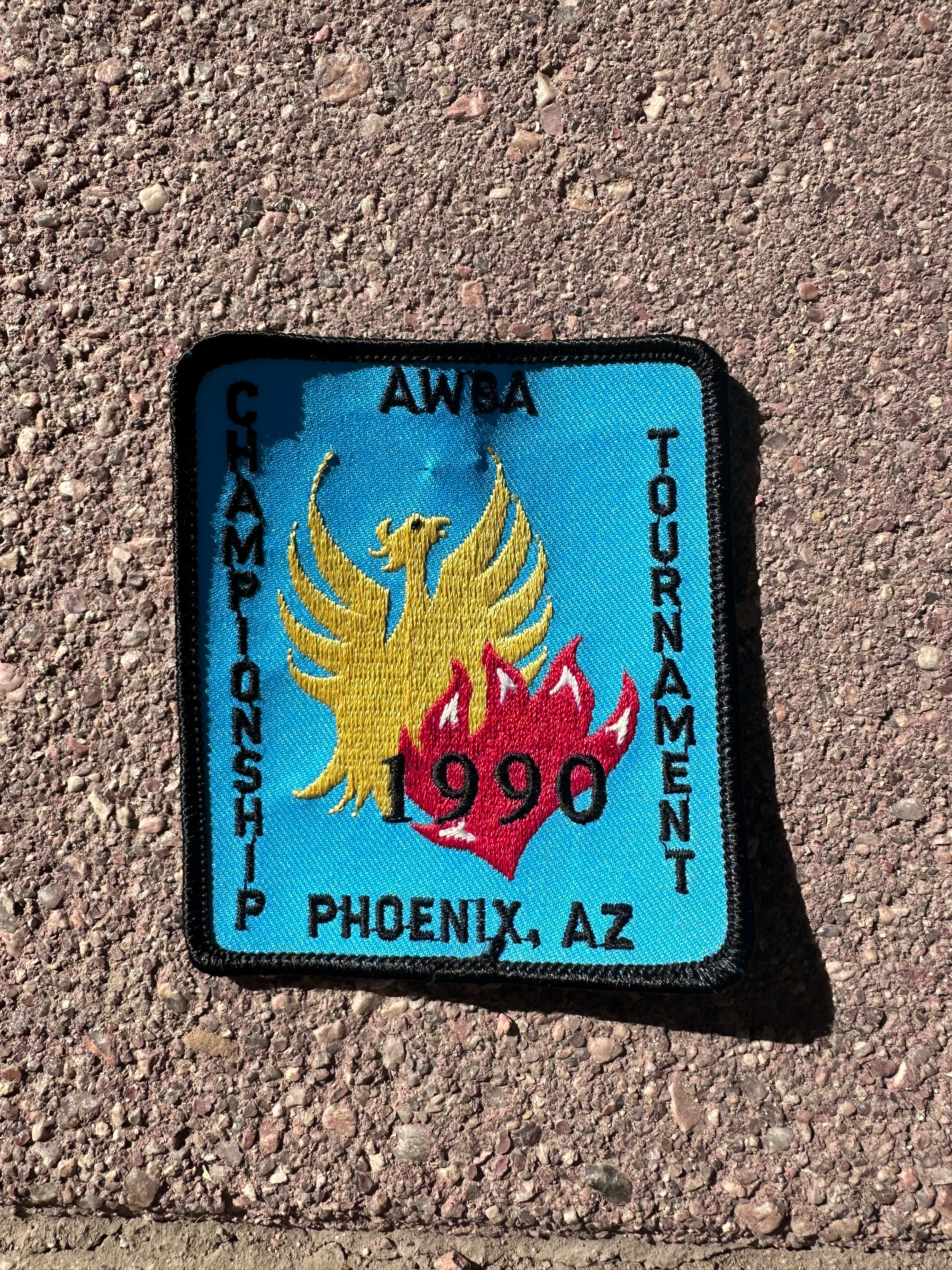 Vintage Phoenix, Arizona 1990 AWBA Bowling Patch – DESERT MOSS VINTAGE