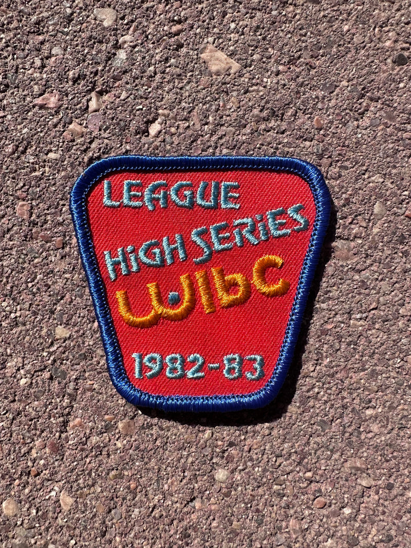 League High Series WIBC 1982-83 Bowling Patch