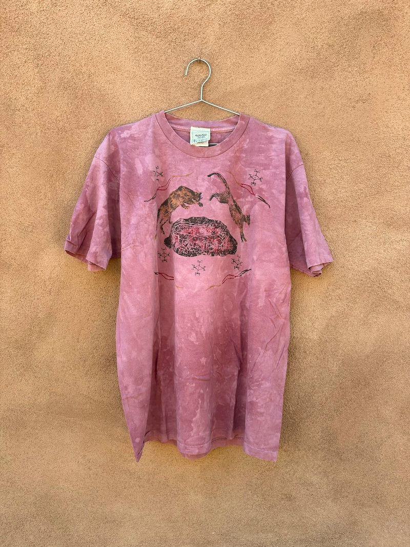 Andrea Bragg Designs Mountain Lion Cave Painting T-shirt