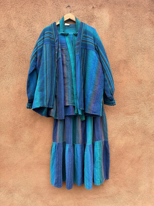 Greentree Weaving Handwoven 3 Piece Set with Belt - L/XL