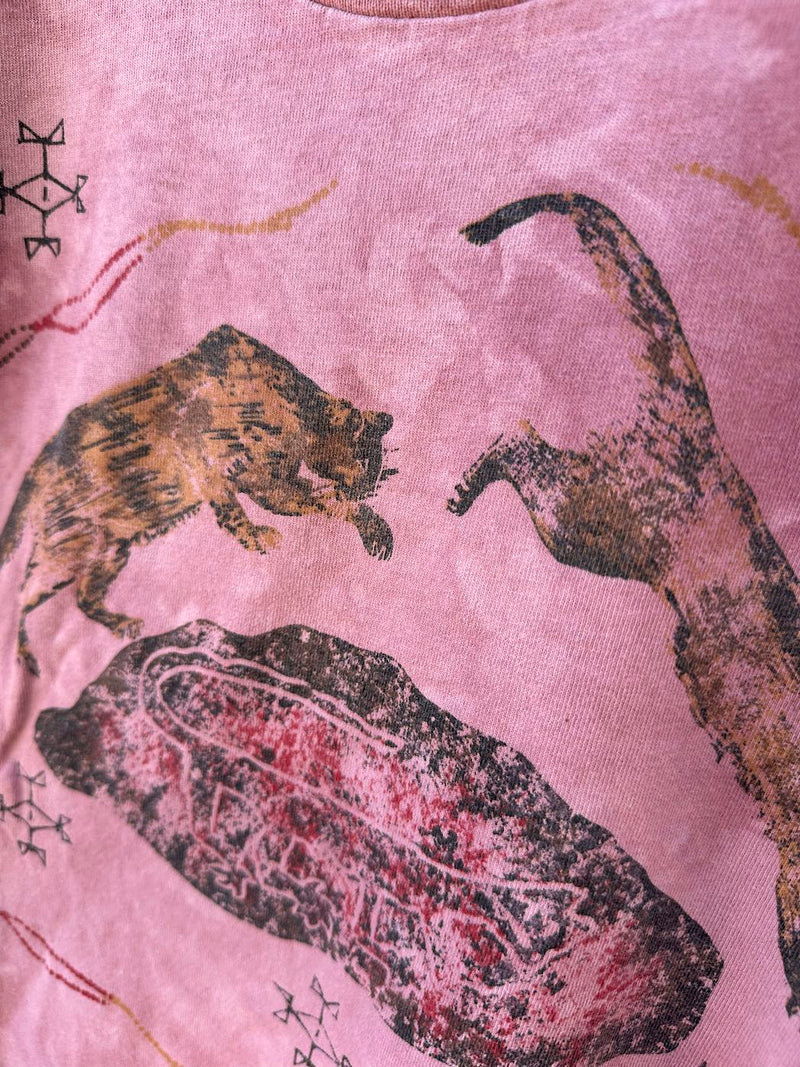 Andrea Bragg Designs Mountain Lion Cave Painting T-shirt
