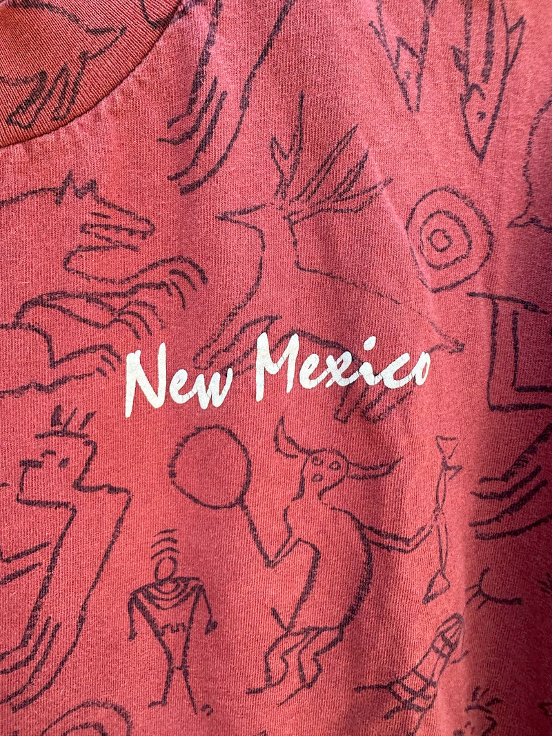 Abstract Cave Painting New Mexico All Over Print T-shirt