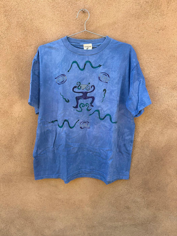 Primitives 90's Periwinkle Snake Dancer T-shirt