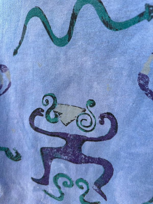Primitives 90's Periwinkle Snake Dancer T-shirt
