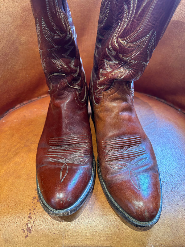 Men's Brown Dan Post Cowboy Boots  - 10D